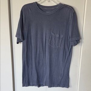 RVCA Men's Slate Blue Short Sleeve Tee